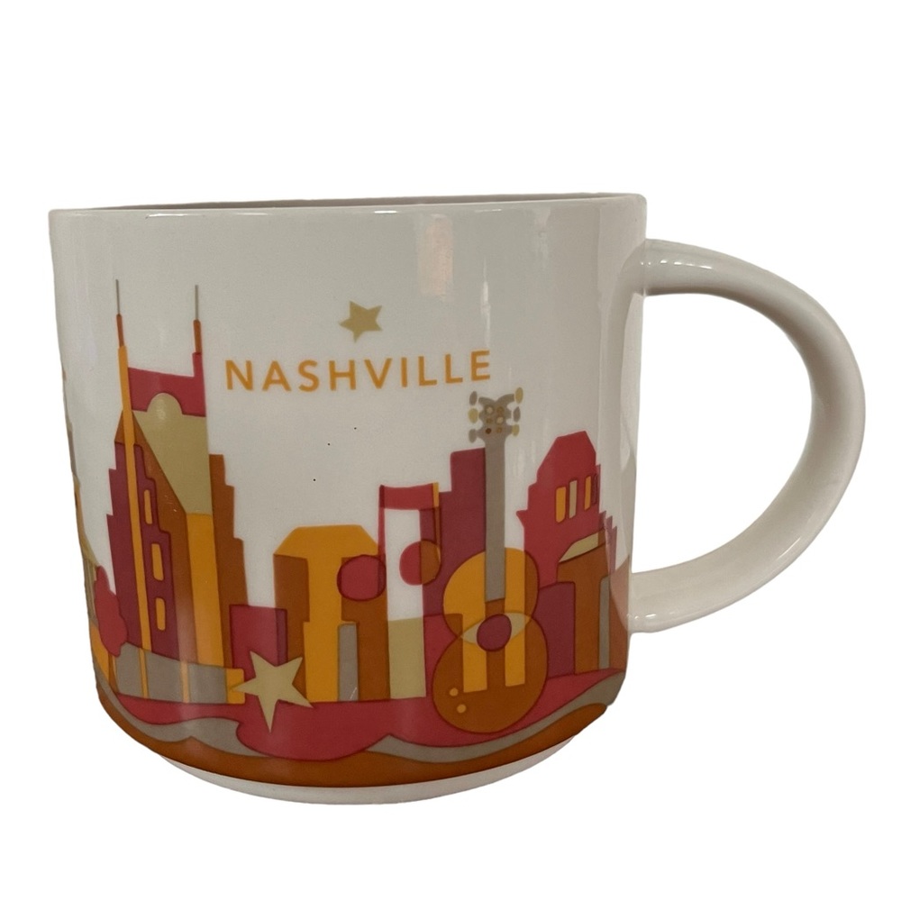 Starbucks Nashville You Are Here Mug 2013 14 oz